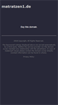 Mobile Screenshot of matratzen1.de