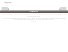 Tablet Screenshot of matratzen1.de
